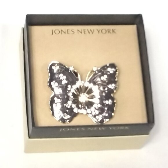 Jones New York Gold Tone Brooch Pin New In Box Christmas Gift Or Year Round - Picture 1 of 2